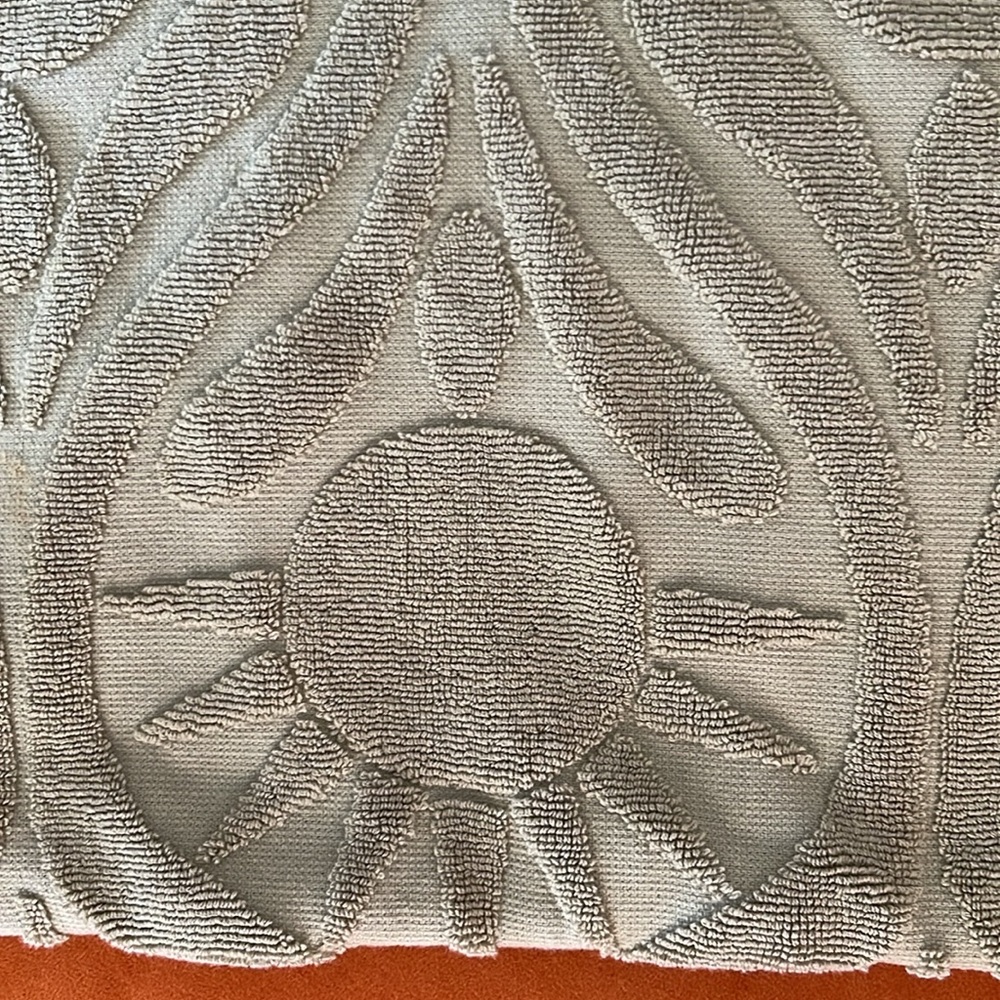 NWT SOLEIL SOLEIL sundown towel, sage beach Towel Tote Bag 100% Organic cotton - Picture 11 of 11